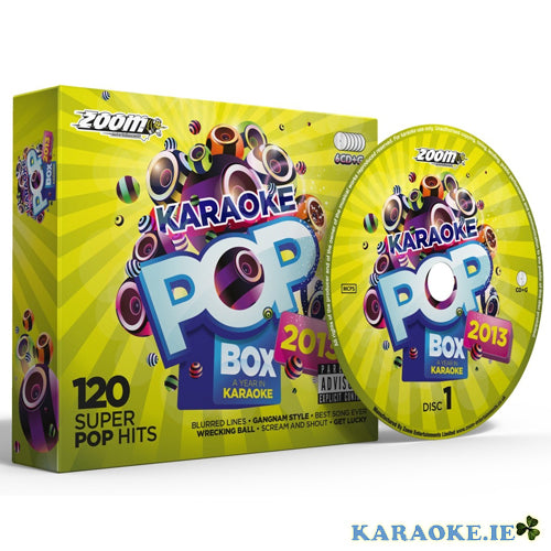 Pop Box 13 Karaoke CD+G Box Set (6x CDs)