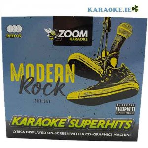 Modern Rock Superhits Triple Karaoke CD+G Box Set